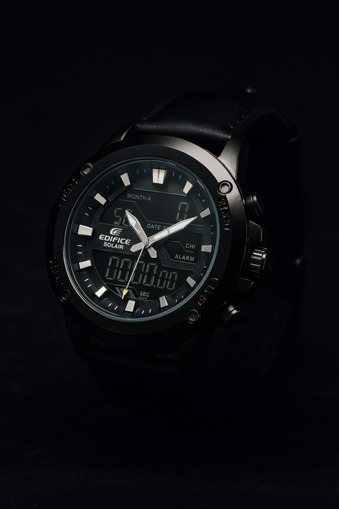 Edifice -  Best Quality Watch For Men  – Rubber Strap Watch – With Box