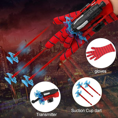 Spider Man Wrist Shooter ,transmitter Set For Kids – Multi Color