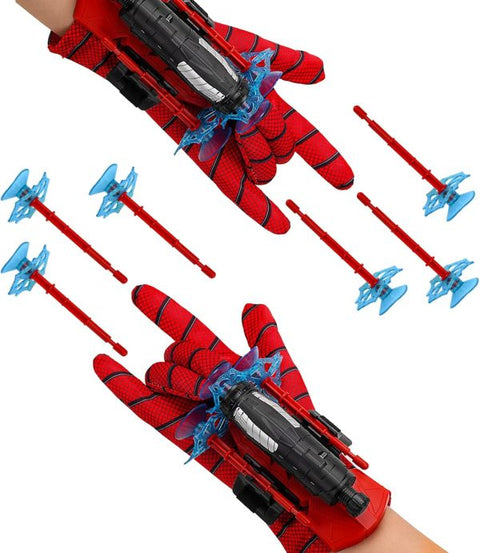 Spider Man Wrist Shooter ,transmitter Set For Kids – Multi Color